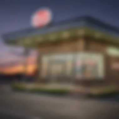 An inviting drive-thru window at a health-focused establishment, highlighting accessibility and convenience.