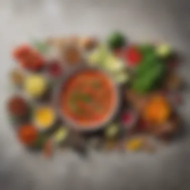 Vibrant Ingredients for Culinary Exploration A colorful array of HelloFresh meal ingredients arranged beautifully.