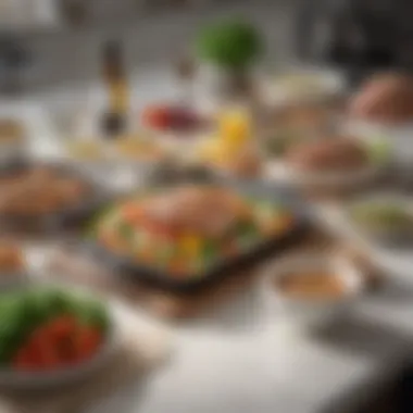 Simplified Meal Preparation with HelloFresh A neatly organized HelloFresh meal kit ready for cooking.