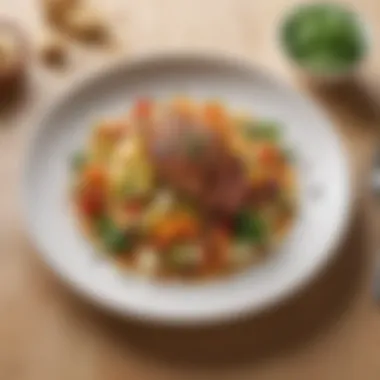 Culinary Artistry on a Plate An elegantly plated HelloFresh dish showcasing diverse flavors.