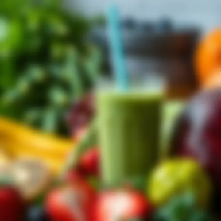 Vibrant Fruits and Vegetables to Elevate Flavor Fresh fruits and vegetables for enhancing shakes