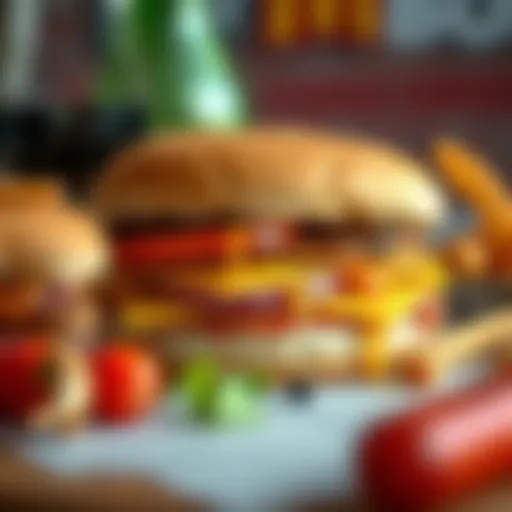 Ingredients of the Grilled Breakfast Sandwich Jack in the Box Grilled Breakfast Sandwich showcasing its ingredients