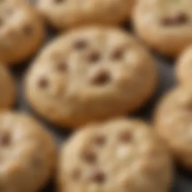 A close-up view of the rich texture and soft consistency of Keebler Soft Batch cookies.