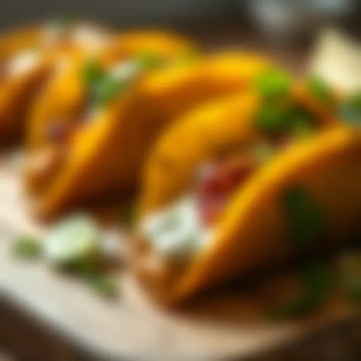 Taco shells made from unique vegetables