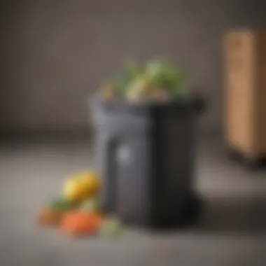 Eco-friendly garbage can made from recycled materials