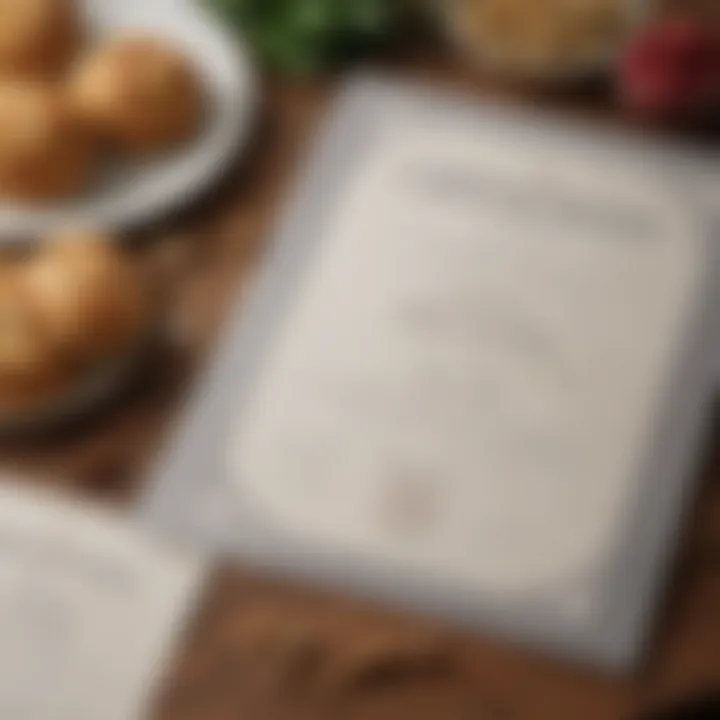 Certificates of completion for online baking courses displayed on a desk