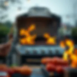 High-quality gas BBQ showcasing robust construction