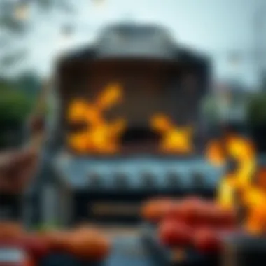 Robust Construction of Top Gas BBQ High-quality gas BBQ showcasing robust construction