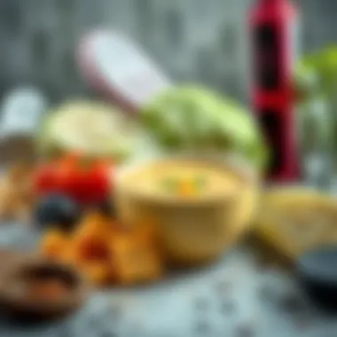 Integrating Cabbage Soup into a Healthy Lifestyle A healthy lifestyle depiction with cabbage soup and exercise gear