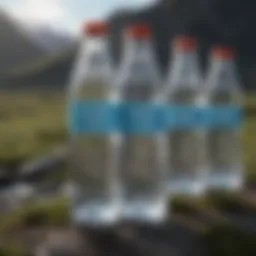 Bottles of Skyra Icelandic Spring Water showcasing distinct mineral clarity