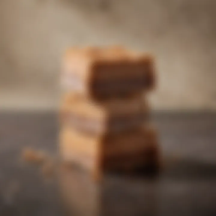 Close-up of a creamy Food Lion Fudge Bar showcasing its rich texture