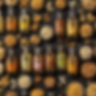 Variety of Oils for Popping An elegant display of various oils suitable for popcorn popping