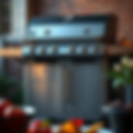 Duo gas charcoal grill showcasing dual fuel options