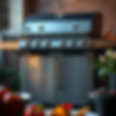 Versatile Duo Grill Design Duo gas charcoal grill showcasing dual fuel options