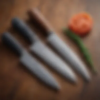 Comparison of forged knives and stamped knives highlighting their differences