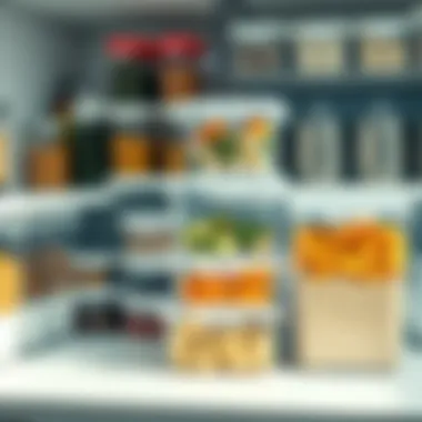 Maximizing Kitchen Space with Stackable Containers Organized kitchen with stackable containers maximizing space and efficiency.