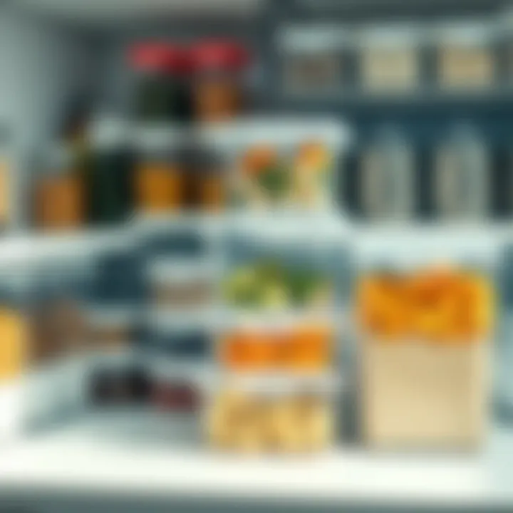 Maximizing Kitchen Space with Stackable Containers Organized kitchen with stackable containers maximizing space and efficiency.