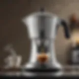 Elegant Bialetti machine showcasing its iconic design