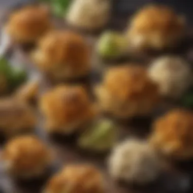 Diverse Roasted Cauliflower Creations Variety of roasted cauliflower dishes on a table