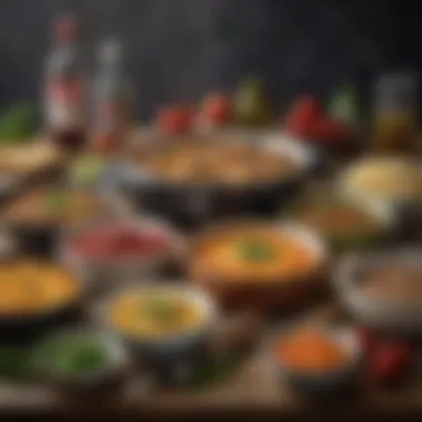 Diverse Ingredients for gb Casseroles An array of fresh ingredients typically used in gb casseroles, highlighting their versatility.