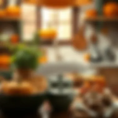 A collection of seasonal pumpkin recipes displayed in a cozy kitchen setting