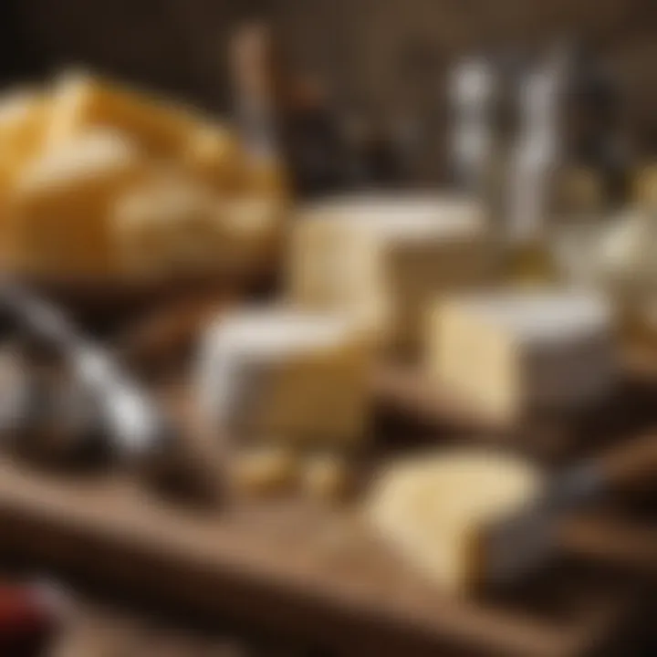 A close-up of cheese molds and tools used in traditional cheese-making.