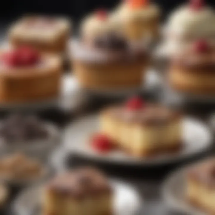 A close-up of Famous Dave's dessert options, highlighting their sweet offerings