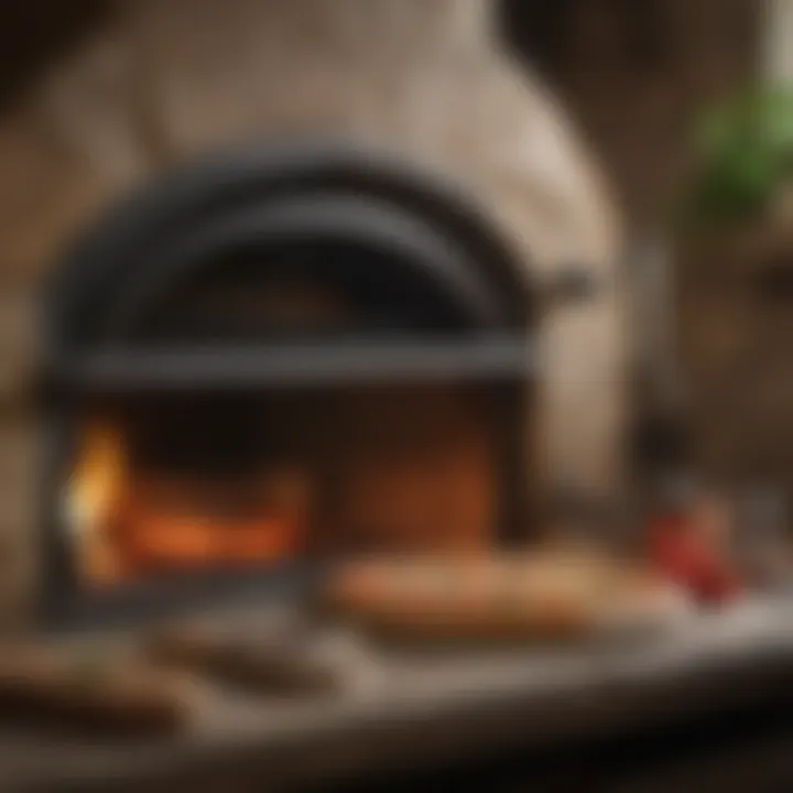 Essential maintenance tools and accessories for stone oven care.