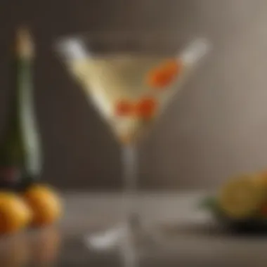 The Aesthetic Appeal of the Very Large Martini Glass Elegant very large martini glass showcasing its unique design