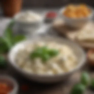 Plant-Based Ingredients for Ricotta Alternatives A spread of vibrant plant-based ingredients for ricotta alternatives