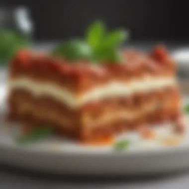 A delicious plant-based lasagna layered with vegan ricotta