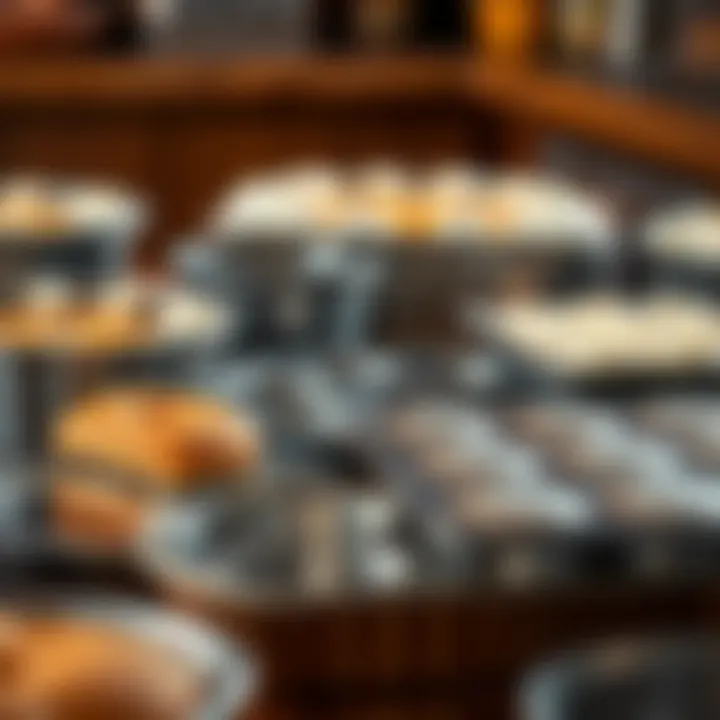Diverse Cake Pan Styles and Their Slider Features Variety of cake pans showcasing slider features