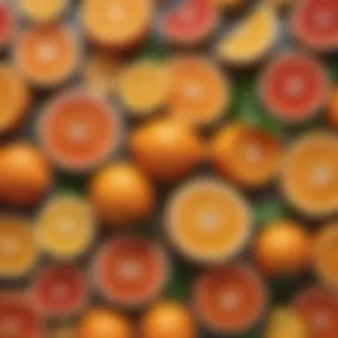 Citrus Fruits: Nature's Vitamin C Powerhouses Vibrant assortment of citrus fruits showcasing their Vitamin C richness