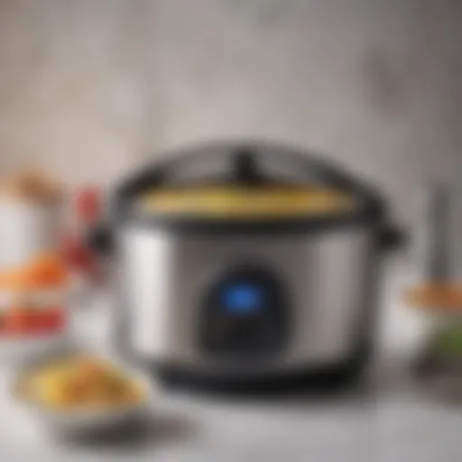 Farberware rice cooker showcasing its sleek design and control panel