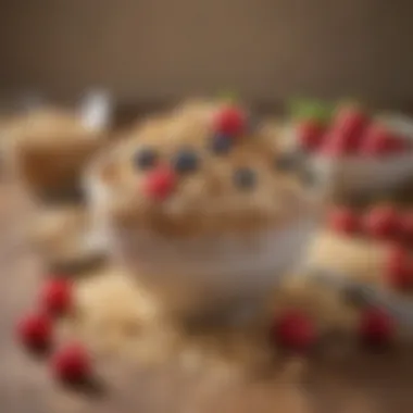Whole Grains: Oats for a Healthy Heart A bowl of oats with fresh fruits and nuts on top.