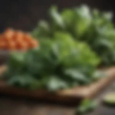 Leafy Greens: Vital for Smooth Digestion An assortment of leafy greens and vegetables