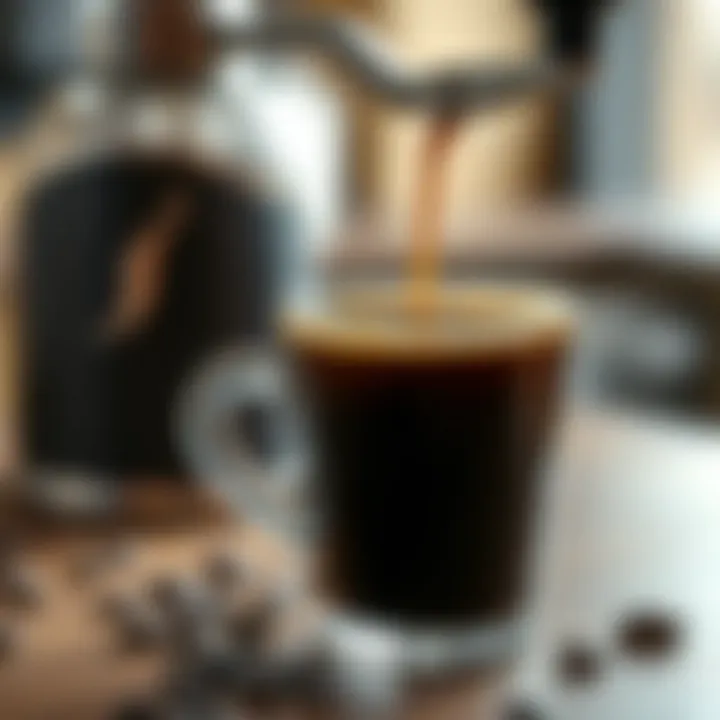 Flavorful Brew from a Quality Grinder A cup of freshly brewed coffee highlighting flavor