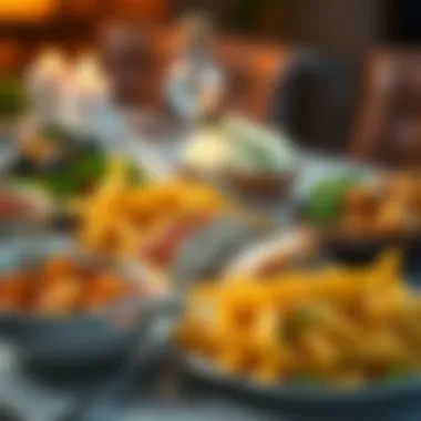 Complementary Sides for an Elegant Meal Variety of side dishes complementing Chicken Kiev