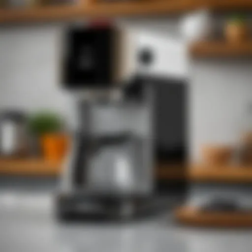 Sleek design of Gevi Coffee Maker with Grinder