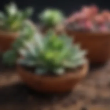 Ideal soil mix for succulent propagation