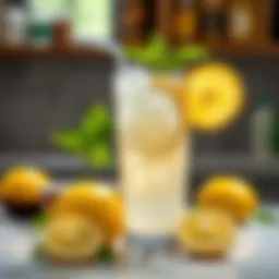 Refreshing lemonade made with fresh ingredients