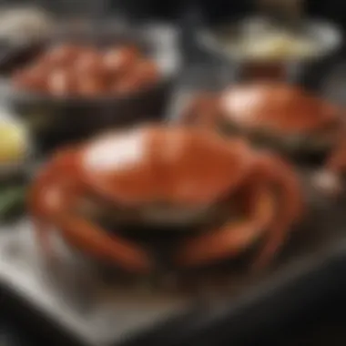 Essential Tools for Steaming Crab Essential steaming tools laid out