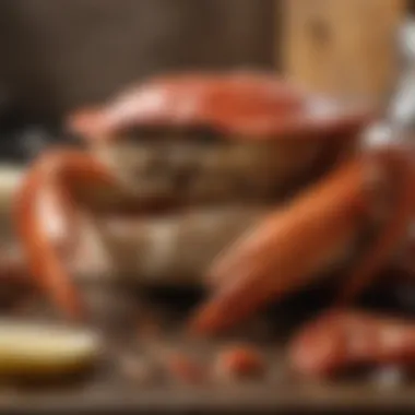 Seasoning options for crab