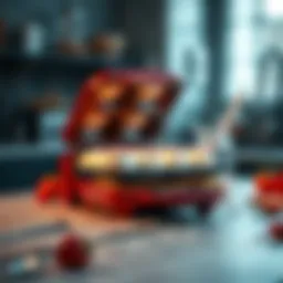 Elegant design of an ice cream sandwich maker showcasing its features