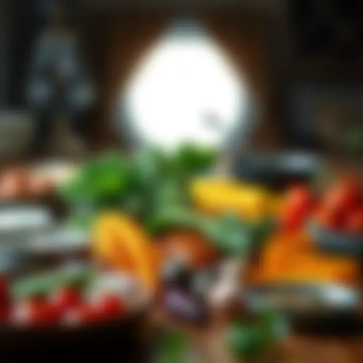 Effortless One-Pot Wonders An array of simple ingredients laid out for a quick one-pot recipe