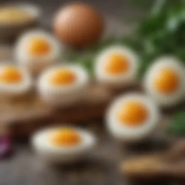 Diverse Plant-Based Egg Replacers An array of vibrant plant-based egg replacers including flaxseed meal and aquafaba
