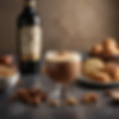 A selection of gourmet ingredients paired with Irish cream to inspire culinary creativity.