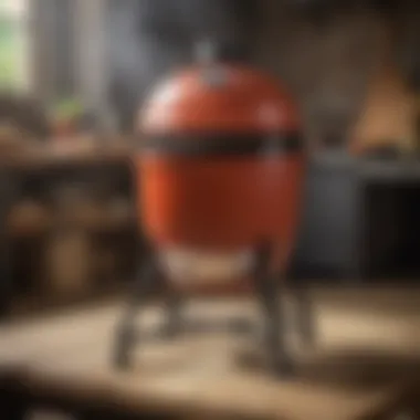 Kamado Joe Model Three highlighting innovative features