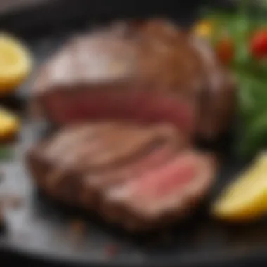 A perfectly grilled steak with grill marks, symbolizing the joy of outdoor grilling.