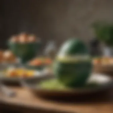 Various dishes prepared on the Large Green Egg, illustrating its versatility in culinary applications.